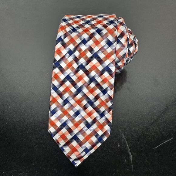 THOM BROWNE x BROOKS BROTHERS BLACK FLEECE Men's 100% Silk Designer Necktie NEW